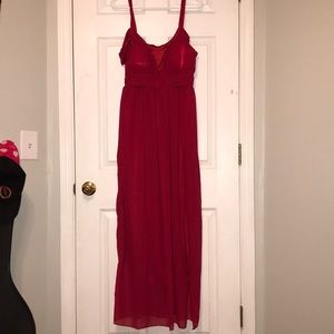 Red prom dress